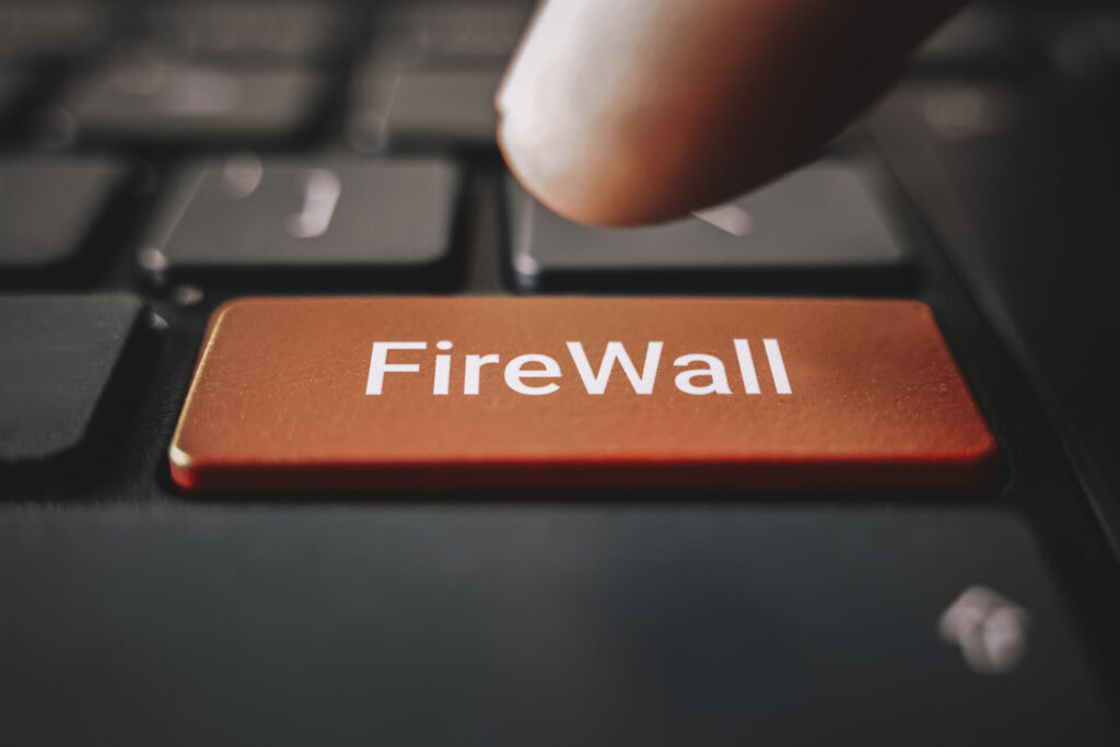 Word Firewall on a keyborad